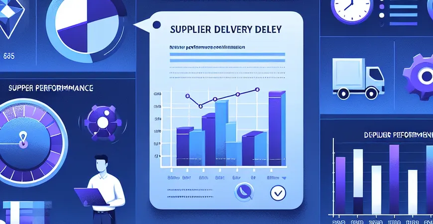  供应商交货延迟？ERP系统的供应商绩效评估与催单策略  